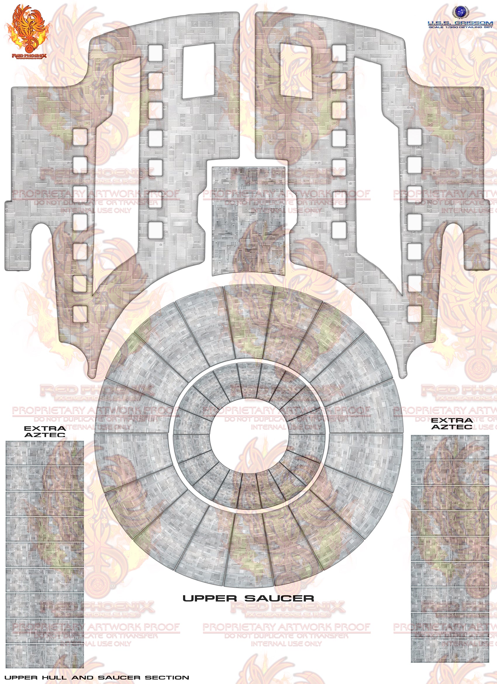 DIY Print Your Own DOWNLOADABLE: U.S.S. Grissom 1/350 Scale Decal Detailing Set