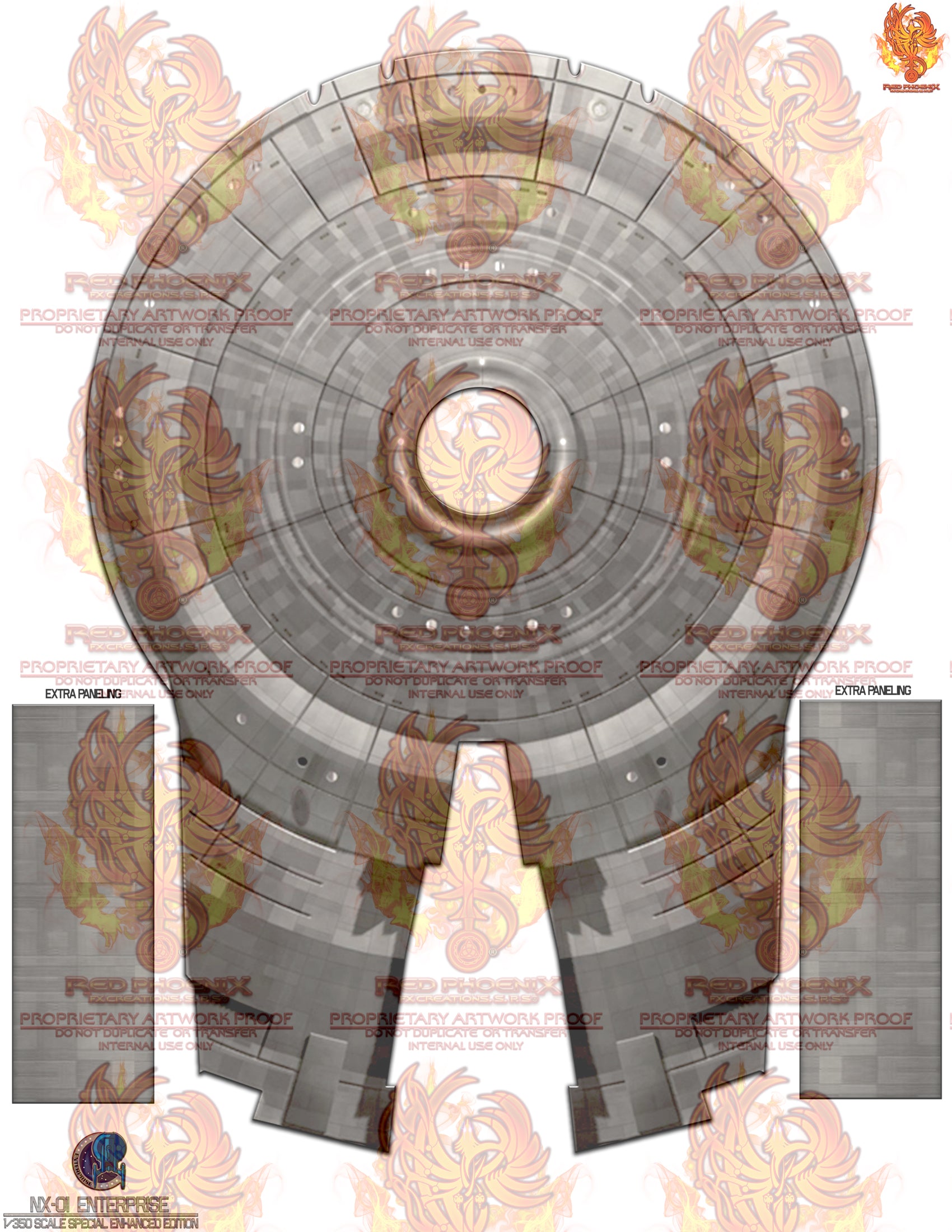DIY Print Your Own DOWNLOADABLE:NX-01 1/350 Scale Decal Detailing Set