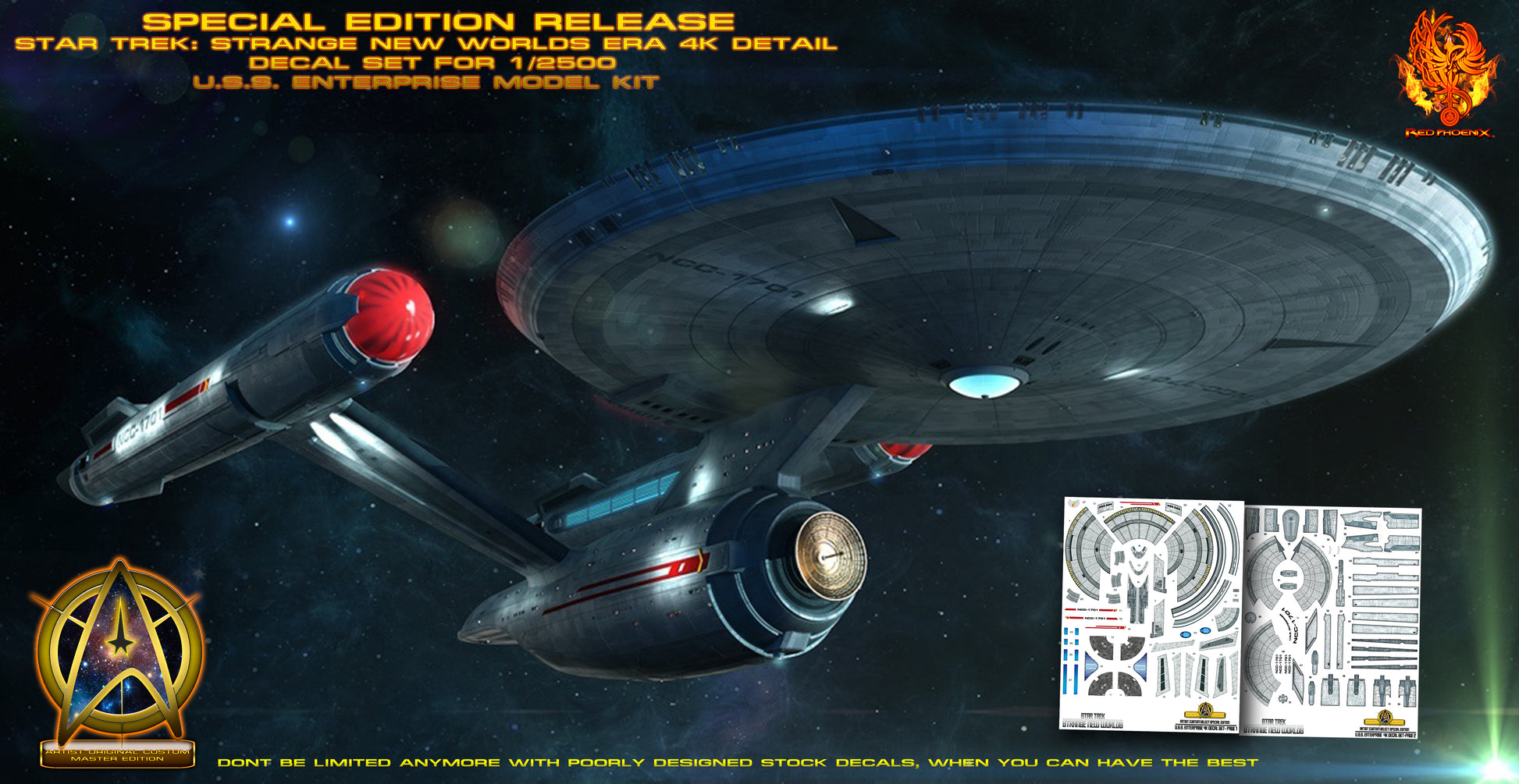 U.S.S. Enterprise: Strange New Worlds 1-2500 Scale Standard Edition