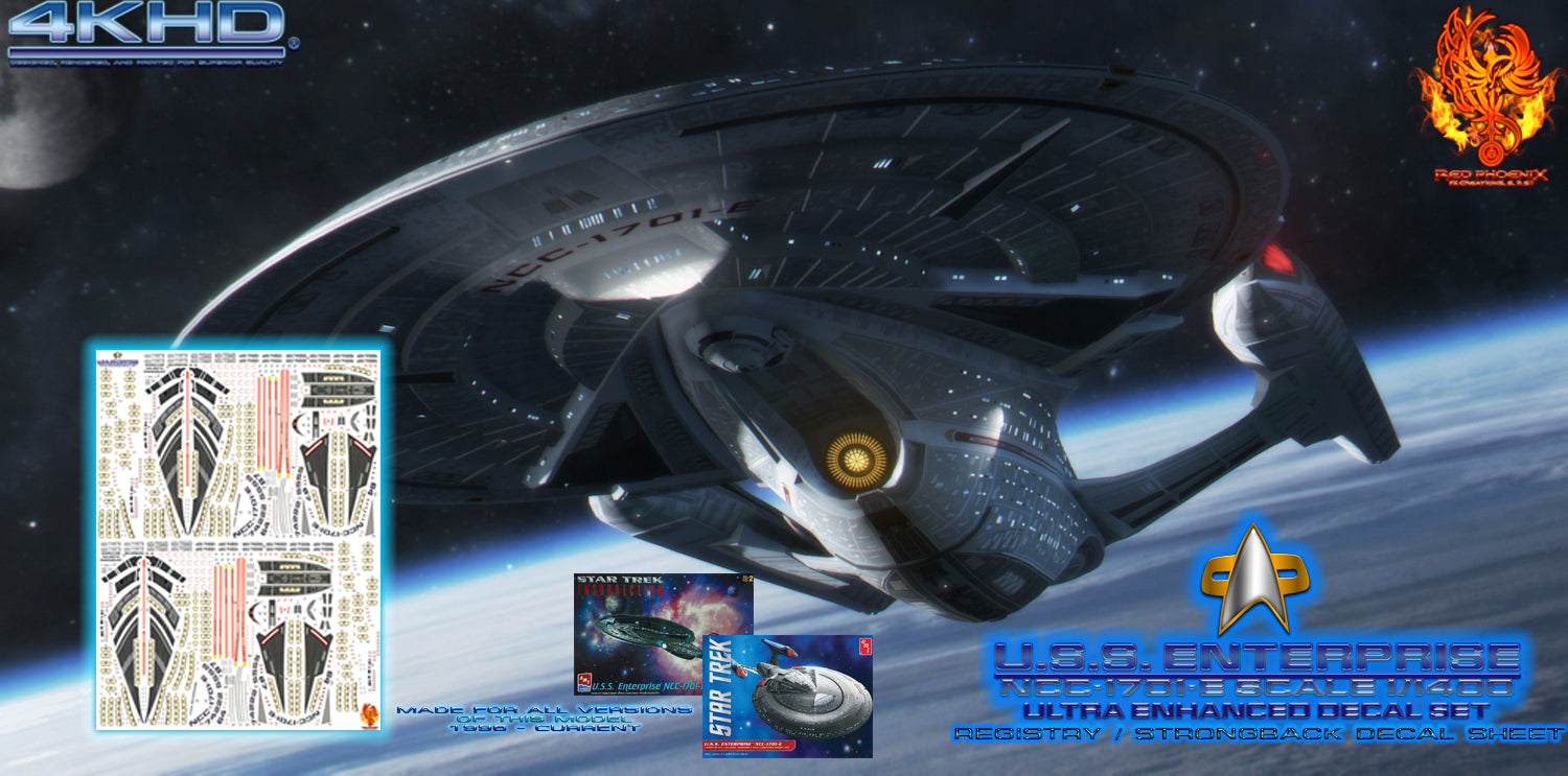 Registry / Strongback Detailing Set - 1/1400 Scale U.S.S. Enterprise-E