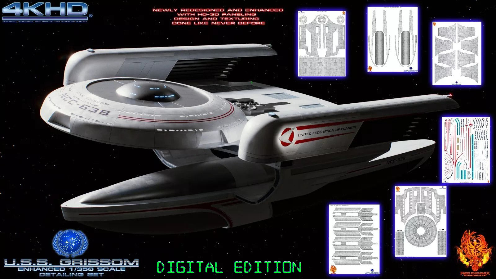 DIY Print Your Own DOWNLOADABLE: U.S.S. Grissom 1/350 Scale Decal Detailing Set